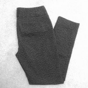 Banana Republic-Gray Leopard Jackson Fit Pants